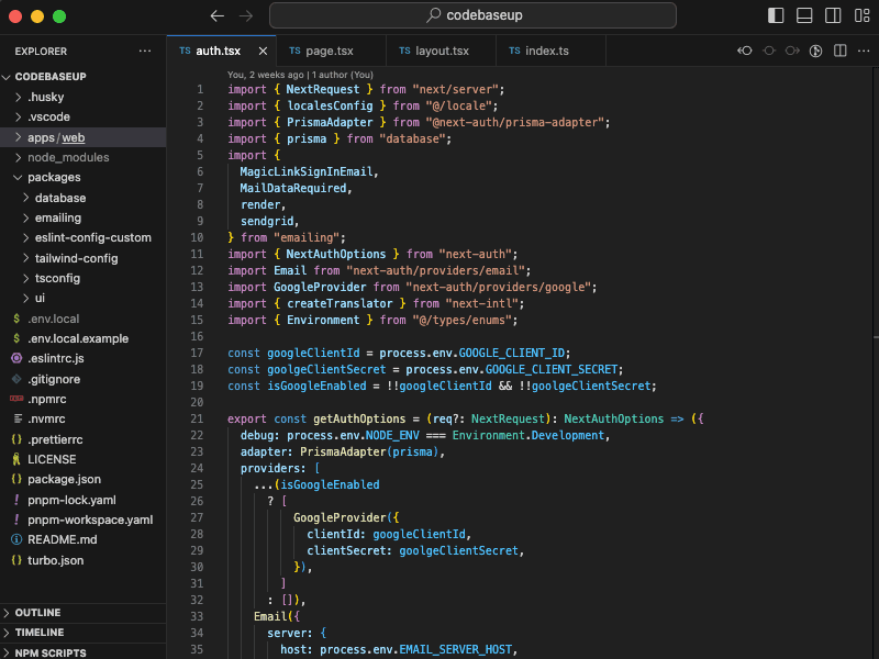 CodebaseUp Demo